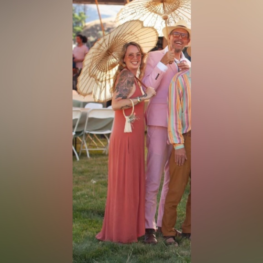 EARTH COLOR MAXI DRESS - Picture 8 of 9